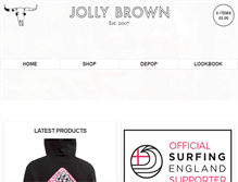 Tablet Screenshot of jollybrown.co.uk